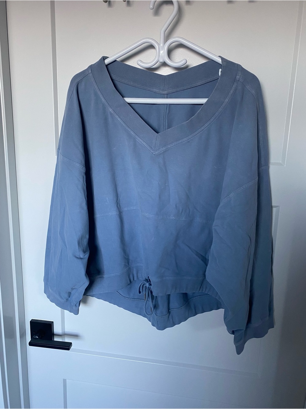 lululemon Dusty Blue V neck sweater